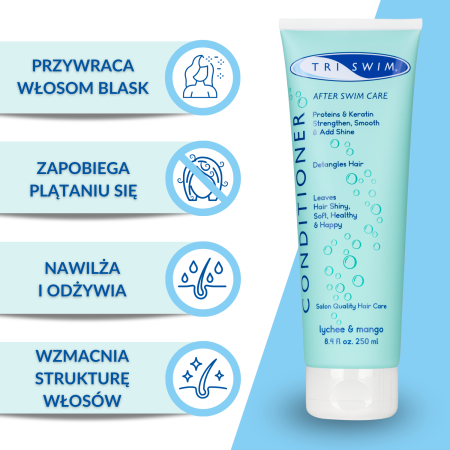 TRISWIM ODŻYWKA DO WŁOSÓW DLA PŁYWAKÓW 250 ML